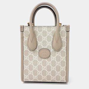 Gucci Beige Interlocking G Mini Tote Bag 