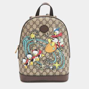 Gucci x Disney GG Supreme Monogram Donald Duck Small Interlocking G Dome Backpack