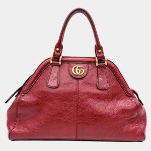 Gucci Red Leather Re(Belle) Small Shoulder Bag