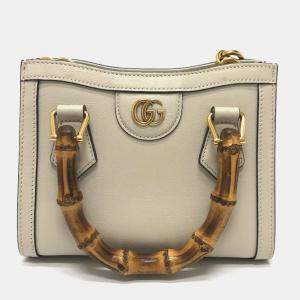 Gucci White GG Marmont bag