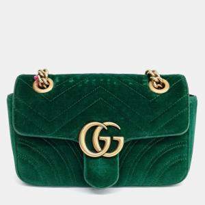 Gucci Velvet Matrace Mini Shoulder Bag