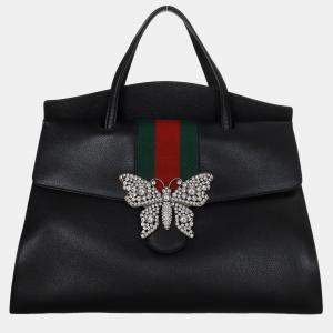 Gucci Crystal Butterfly Linea Totem Bag