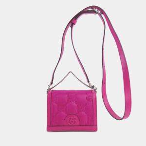 Gucci nylon material GG long shoulder bag