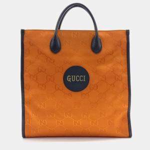 Gucci Orange Fabric Gucci Off the Grid Long Tote Bag