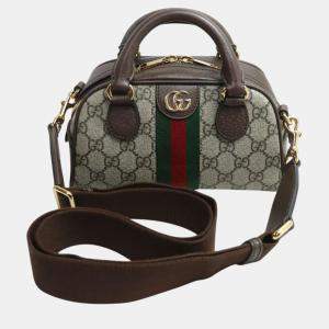 Gucci Beige/Ebony Ophidia Shoulder Bag