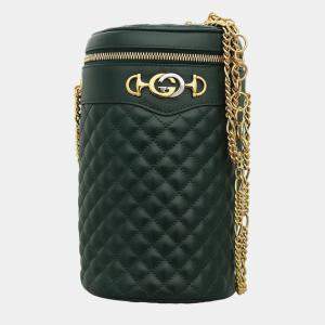Gucci Zumi Medium Leather Cylinder Shoulder Bag