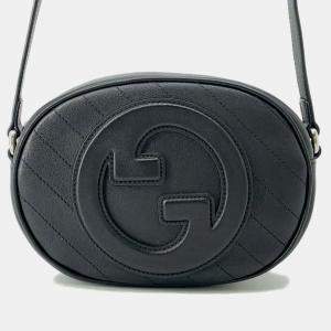 Gucci Black Leather Blondie Shoulder Bag