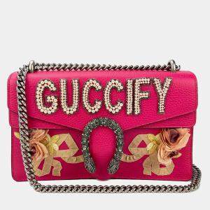 Gucci Dionysus Pink Guccify Small Shoulder Bag