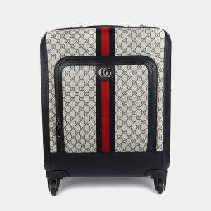 Gucci Multicolor Canvas and Leather Savoy Carrier bag