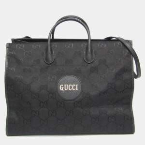 Gucci Black Nylon Canvas/Leather Off The Grid GG Shoulder Bag