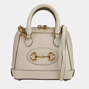 Gucci Horsebit 1955 Mini Top Handle Tote And Shoulder Bag
