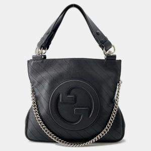 Gucci Black Leather Blondie Small Bag 