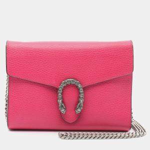 Gucci Mini Leather Dionysus Wallet on Chain Bag