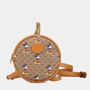 Gucci Disney Micro GG Supreme Round Mickey Mouse Backpack