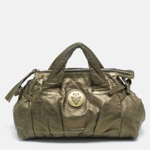 Gucci Metallic Leather Hysteria Satchel