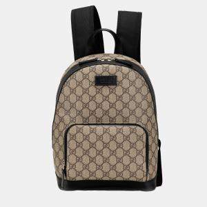 Gucci Brown Small GG Supreme Eden Day Backpack