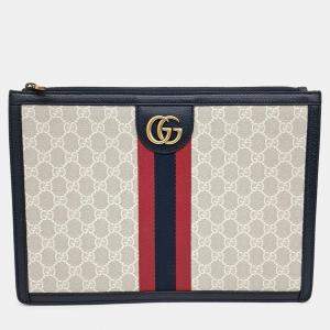 Gucci Multicolor PVC Ophidia Portfolio Case