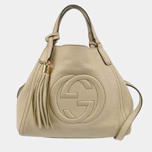 Gucci Off-white Soho 2way Tote Handbag