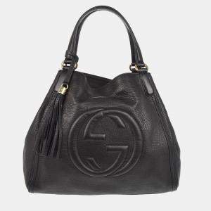 Gucci Black Soho Tote Handbag