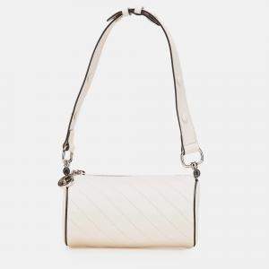 Gucci White Mini Leather Blondie Shoulder Bag