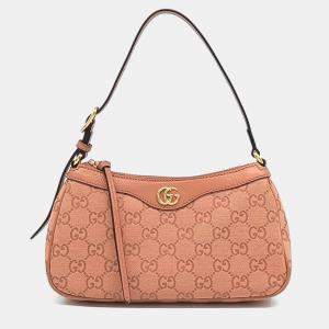 Gucci Pink Fabric Ophidia Small Shoulder Bag