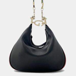 Gucci Black Leather Attache Small Shoulder Bag