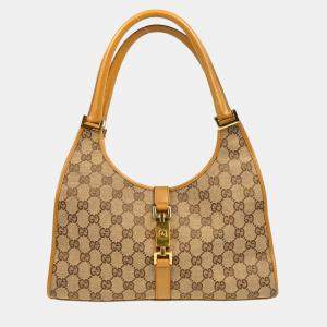 Gucci Jackie Brown GG Canvas Shoulder Bag