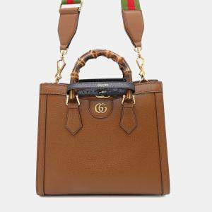 Gucci Handbag Diana Medium Tote Bamboo Leather