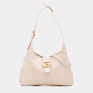 Gucci Beige Medium Leather Aphrodite Crossbody