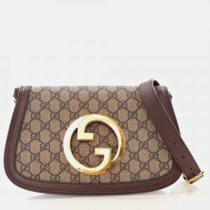 Gucci Small GG Canvas Blondie NM Chain Flap Bag