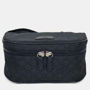 Gucci Black Fabric Hip Sack