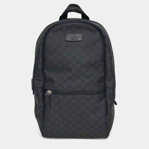 Gucci Black Fabric Fabric Backpack