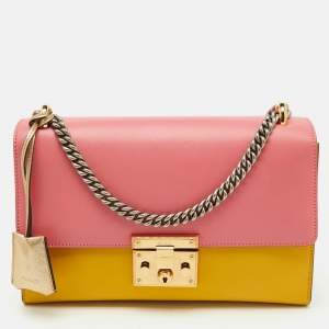Gucci Multicolor Leather Medium Padlock Shoulder Bag