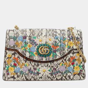 Gucci Embroidered Linea Ricami Shoulder Bag