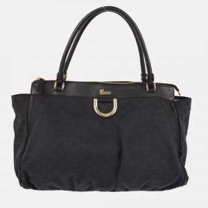 Gucci Black Abbey GG Tote Bag