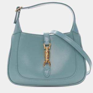Pre Owned Gucci Blue Mini Calfskin Jackie 1961 Crossbody