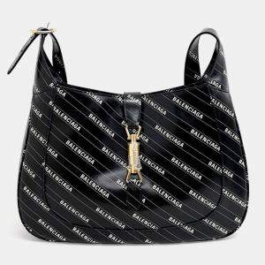 Pre Owned Gucci x Balenciaga Hacker Project 1961 Jackie Medium Hobo Bag
