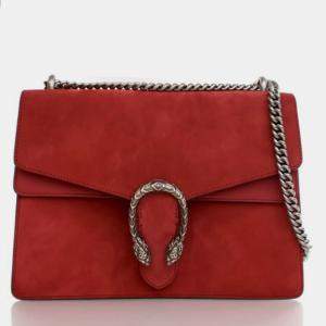 Pre Owned Gucci Medium Suede Dionysus