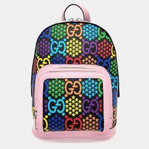 Pre Owned Gucci Multicolor PVC Psychedelic Backpack