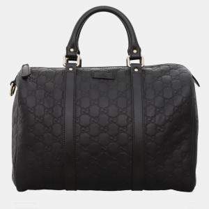 Pre Owned Gucci Guccissima Boston Top Handle