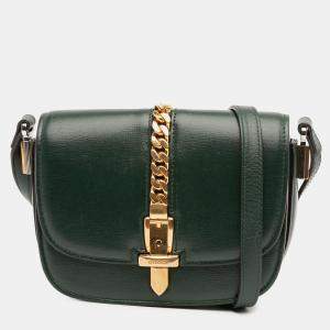 Pre Owned Gucci Mini Leather Sylvie 1969 Crossbody