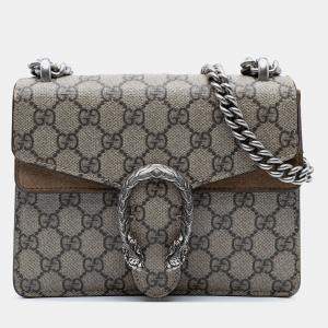 Pre Owned Gucci Small GG Supreme Dionysus Crossbody