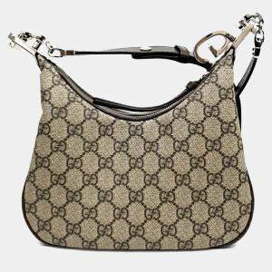 مملوكة مسبقًا Gucci Beige PVC Atache Small Shoulder Bag