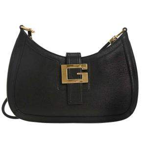 مملوكة مسبقًا Gucci Black Leather Shoulder Bag