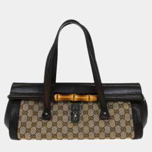 Pre Owned حقيبة غوتشي يد بامبو جي جي بيج