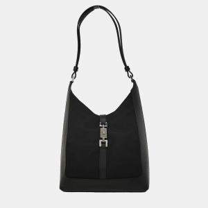 Pre Owned Gucci Black Nylon Handbag