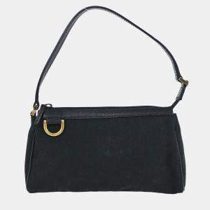 مملوكة مسبقًا حقيبة غوتشي سوداء GG آبي دي رينج