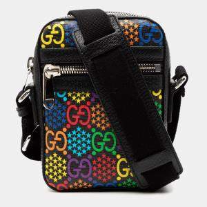 مملوكة مسبقًا Gucci Black GG Supreme Psychedelic Crossbody