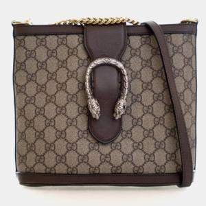 مملوكة مسبقًا Gucci Brown GG Supreme Dionysus Bucket Bag