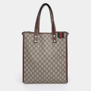 مملوكة مسبقًا حقيبة يد توت غوتشي PVC بيج PVC 